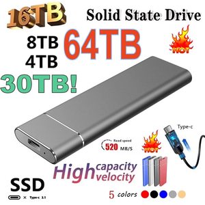 Bán Sỉ Biểu Tượng Tùy Chỉnh Chất Lượng Cao Nâng Cấp Công Suất 1TB 2TB 4TB 10TB 20TB Xách Tay SSD Thẻ Có Thể Tháo Rời Ổ Đĩa Cứng Ổ Đĩa Cứng - Product Image 5