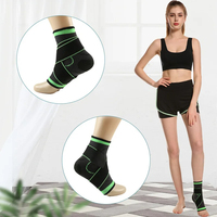 Attelle de cheville réglable pour le sport, compression, protection, course à pied, football, basketball, gym, stabilisateur de cheville, bandage, sangle