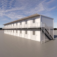 Maisons préfabriquées en panneaux sandwich EPS anti-sismiques, conteneurs préfabriqués modernes à faible coût, chambres d'école en kit