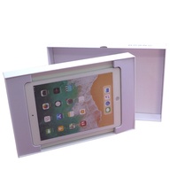 Boîte d'emballage pour tablette en carton blanc personnalisée de haute qualité, boîtes vides avec couvercle et fond, boîte cadeau pour tablette PC pour iPad