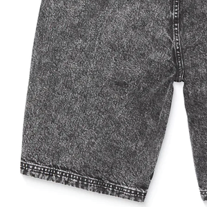 Shorts décontractés pour homme, taille adulte, effet délavé, pour usage quotidien, logo personnalisé, qualité professionnelle, nouveau design avec étiquette privée. - Product Image 4