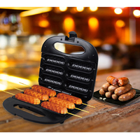 Mini gaufrier électrique pour petit-déjeuner, gaufrier carré pour hot-dogs, usage domestique