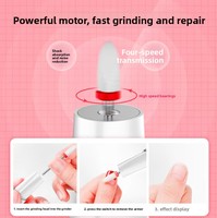 15000 tr/min rechargeable électrique 4 limes perceuse à ongles électrique Portable perceuse à ongles