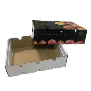 Cajas de Cartón para Tomates y Vegetales, Hechas con Materiales Reciclados, con Laminado Mate y Recubrimiento UV, Venta al Por Mayor - Product Image 1