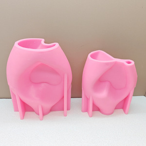 Vaso Cavo a Forma di Cuore, <span class=keywords><strong>Stampo</strong></span> <span class=keywords><strong>in</strong></span> <span class=keywords><strong>Silicone</strong></span>, Gesso Cemento, Composizione di Fiori Secchi, Articolo Artistico per la Decorazione della Casa - Product Image 6