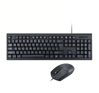 Juego de teclado y ratón con cable de 104 teclas de tamaño completo Plug-and-play para juegos, PC de escritorio, portátil, oficina de negocios, uso doméstico