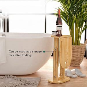 Plateau <span class=keywords><strong>de</strong></span> <span class=keywords><strong>bain</strong></span> en bambou blanc personnalisé pour baignoire Type debout à un niveau pour les boissons dans la table <span class=keywords><strong>de</strong></span> produits <span class=keywords><strong>de</strong></span> salle <span class=keywords><strong>de</strong></span> <span class=keywords><strong>bain</strong></span> - Product Image 3