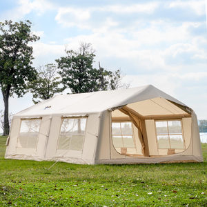 Tienda de campaña inflable de tamaño familiar, adecuada para todas las estaciones, cálida en invierno y fresca en verano, para 4 a 8 personas, para viajes de camping - Product Image 2