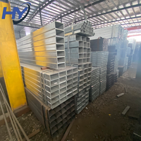 Q235 Q235B SHS Baja Ringan Berbentuk Kotak Tabung Persegi 40x40 60x60 80x80 100x100mm Hitam MS untuk Konstruksi