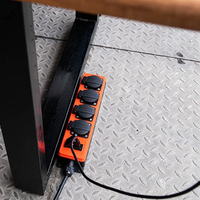 Multiprise de camping-car 5/10/15/20/25m 16A 230V IP44 4 prises européennes SCHUKO avec ports USB A+C et fiche CEE