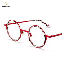 Monture de lunettes légère en titane pleine monture colorée pour hommes, nouvelle marque de créateur 2025, lunettes à fleurs pour femmes