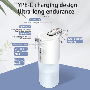 ไอเดียสินค้าใหม่ 2024 เครื่องจ่ายสบู่โฟมอัตโนมัติ เครื่องจ่ายสบู่เหลว - Product Image 5