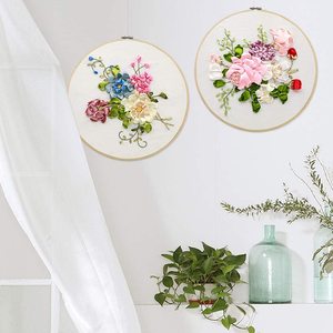 Đóng Dấu thêu kit tự làm người mới bắt đầu lụa Ribbon thêu Starter Kit - Product Image 5