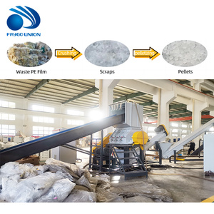 FAYGO UNION 1000kg Per Hour Capacity PET Plastic Waste Bottle Recycling Machine Plant 2023 New Tech
