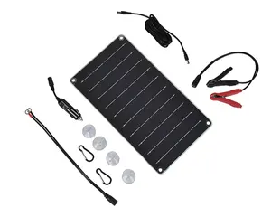 Портативная мини-Гибкая 12 В 10 Вт солнечная батарея Солнечное зарядное устройство Панель для легкого аккумулятора сотового телефона игрушечные зарядные устройства