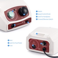 Machine à percer les ongles électrique 65W 35000RPM, modèle 207B puissant, manucure, pédicure, lime à ongles, embout en plastique CE 35, perceuse à ongles professionnelle