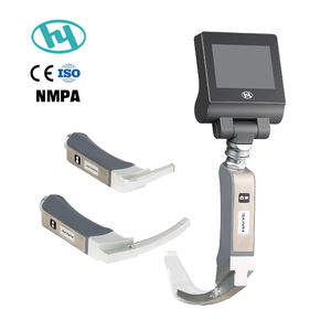 Laryngoscope vidéo clinique jetable avec corps résistant aux chocs pour les anesthésistes et les techniciens d'urgence - Product Image 1