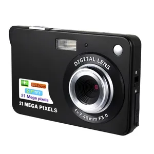 21MP Digital Camera 2.7 inch Color Display Card Style Digital Photo Video Record Camera HD 8x Zooming Smart Automatic Camera