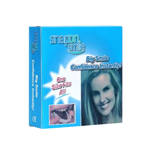Recién llegado, venta al por mayor, <span class=keywords><strong>precio</strong></span> barato, herramienta de belleza, dientes postizos de 2 pares de chapa de dientes superiores e inferiores para una sonrisa segura y perfecta - Product Image 5
