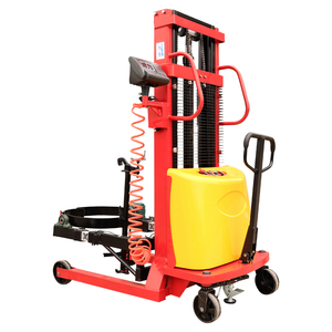 Apilador de tambor de aceite eléctrico completo, 450kg, 1000kg, elevación de carga, 1,6 metros, apilador de paletas de tambor de motocicleta - Product Image 1