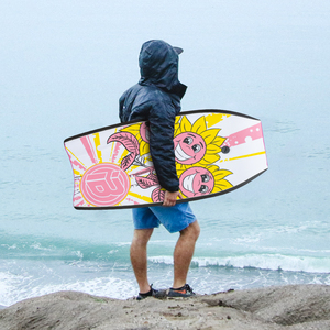 IBOARD Planche de surf unisexe <span class=keywords><strong>Bodyboard</strong></span> légère avec laisse EPS Core Premium et dragonne Logo personnalisable pour les sports nautiques - Product Image 6