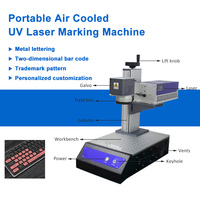 Riselaser 3W 5W 10W Portable UV Laser Marquage Bois Stylo Non Métal UV Laser Gravure Impression Machine de Marquage