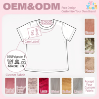 Kaos Lengan Pendek Motif Bunga Labu dan Bunga Matahari Bertema Panen, Desain Khusus, Layanan OEM ODM, Atasan Anak untuk Sehari-hari dan Liburan
