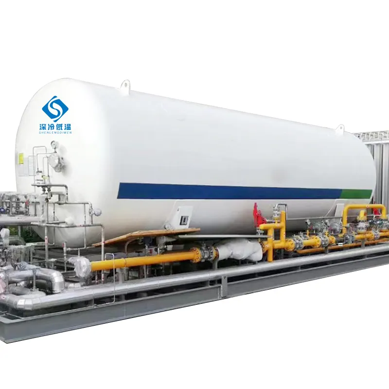 Usine de GNL Vente en gros Acier inoxydable basse température Grand réservoir de stockage cryogénique de gaz commercial