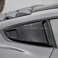 Couvre-lamelles latérales de style MP en fibre de carbone pour Ford Mustang 2015+ Lamellettes latérales