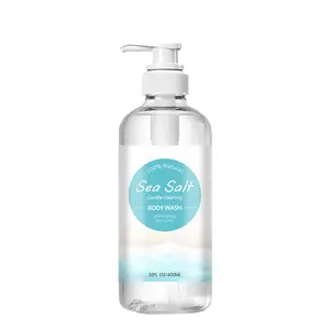 Fragrance Lotion Essential Oil Shower Gel Washing Gel Simple Adults Female Private Label Whitening Sea Salt Body Wash 400ml