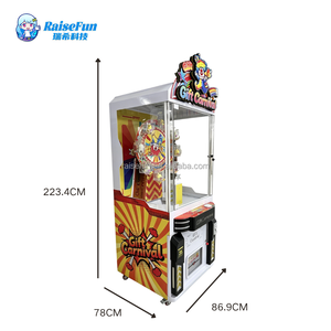 Máquina expendedora de premios giratoria RaiseFun, juego de la suerte con dispensador de cajas sorpresa, regalos, snacks, monedas, efectivo y tarjetas de crédito - Product Image 5