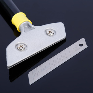 Heavy Duty Metal Wall Scraper For Glass Cleaning Decoration Tools Handheld Multi Purpose Cleaning Knife With Yellow Handle - Product Image 3