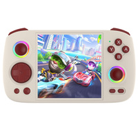 Écran tactile IPS de 3.95 pouces 720*720 Console de jeu ANBERNIC RG Cube avec carte TF de 256 Go 9000 + jeux