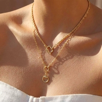 Collar Ecuestre Chapado en Oro de 18K con Hebilla de Herradura y Brida, Certificado CE Rohs, para Mujer, Regalo de Joyería Ecuestre