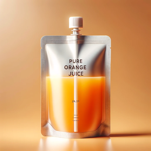 Sacchetto per beccuccio per alimenti per bambini personalizzato eco friendly sacchetto vuoto di plastica trasparente per succo di frutta - Product Image 1