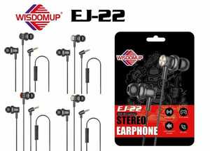 WISDOMUP EJ-22 Auricolari stereo da 3,5 mm con microfono e driver dinamico - Product Image 3