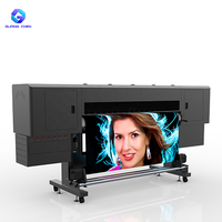 Imprimante jet d'encre UV rouleau à rouleau 1,8 m Ricoh Gen5 Epson i3200 avec 2 à 8 têtes d'impression pour impression publicitaire sur vinyle, film PET, bannières et affiches