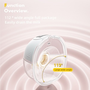 Paquete Doble de Extractores de Leche Eléctricos Individuales Silenciosos de Gran Succión, de PP y Gel de Sílice, Manos Libres, Ecológicos, Productos para la Alimentación del Bebé - Product Image 5