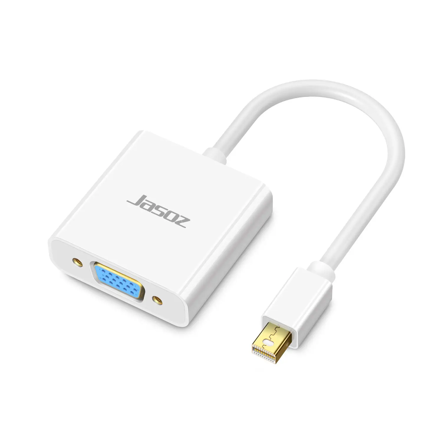 Jasoz Mini DP To Vga Adapter Port Converter Mini Displayport male To vga female Cable