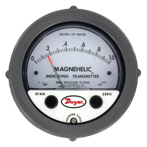 Transmetteur de pression différentielle Dwyer Magnehelic série 605, 0,5 po H2O, surveillance CVC - Product Image 2