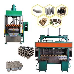 Mini secadora manual de papel fabricada en China, máquina automática para fabricar bandejas de huevos de pulpa de residuos pequeños, precio - Product Image 1