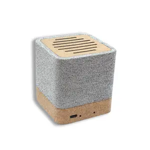 Environment-friendly bamboo Blue tooth sound RPET cork sound equipment/amplifiers/speaker desktop mini sound