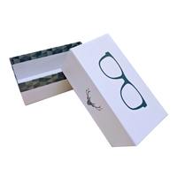 Ensemble d'emballage de lunettes de soleil personnalisées en gros, étui à lunettes à rabat et boîte cadeau avec impression unique