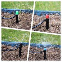 18cm 4 5 8-gats bubbler grondspuit voor boomgaard, kas, buiten, tuin, fruit, groente, micro-irrigatie sproeier