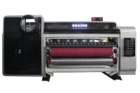 Machine de rainage de découpe ondulée entièrement automatique à 4 couleurs à encre flexo transfert sous vide fabrication de boîtes en carton impression rainurage