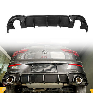 Kit de Carrocería para Auto, Kit Aerodinámico, Difusor Trasero de Fibra de Carbono Seca, Alerón de Parachoques Trasero para Golf 8 GTI, Divisor para VW <span class=keywords><strong>Volkswagen</strong></span> - Product Image 1