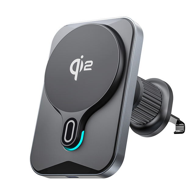 For 15W PD 3.0 OVP Car Mounted Mobile Phone Wireless Charger Cooling Holder Stand Magnetic Mount Combo for Car