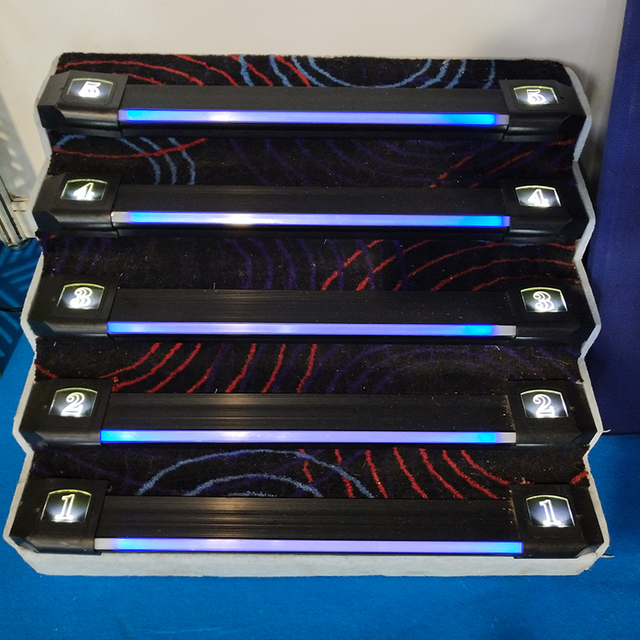 Modular Aluminum Step Lighting Kit with Adjustable LED Brightness for Cinema ConstructionTheater Renovation