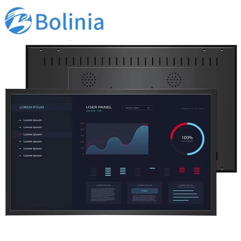 7-23.6 Inch Industrial Monitor IPS1920*1080 Touchscreen Metal Case TFT Wall Mounted Industrial Resistive Touch Screen Display