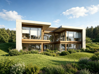 Villa Modulaire de Luxe Personnalisée pour Clients Haut de Gamme, Confort Toutes Saisons, Salle de Bain et Solution Solaire en Option, Mansion de Station Balnéaire